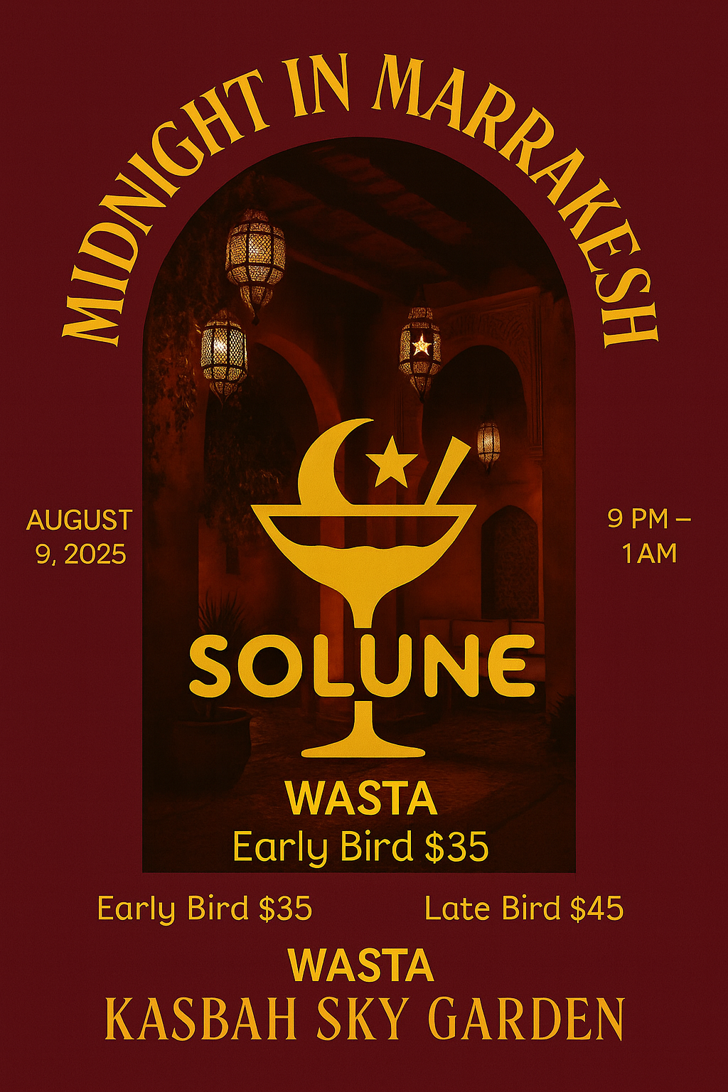 Event: Midnight in Marrakesh